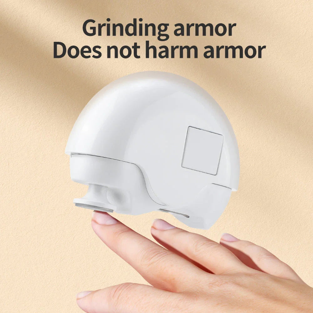 Premium electric 2-in-1 nail clipper and polisher with integrated nail clippings compartment, cordless design, and user-friendly features