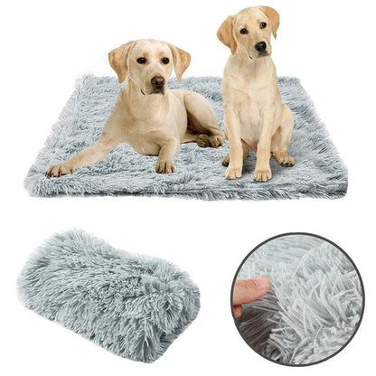 Cosy plush sleeping blanket for pets, available in small, medium, and large sizes, with a soft and luxurious design to provide ultimate comfort for your furry friend.