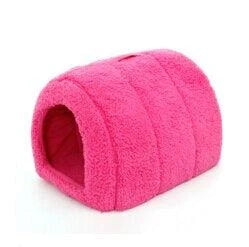 Cosy arch-shaped cotton cat bed with breathable design for comfortable pet retreat