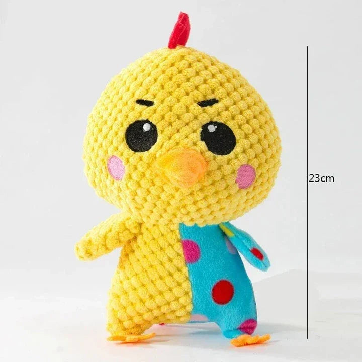 Adorable animal-shaped squeaky chew toy for playful pets in the UK