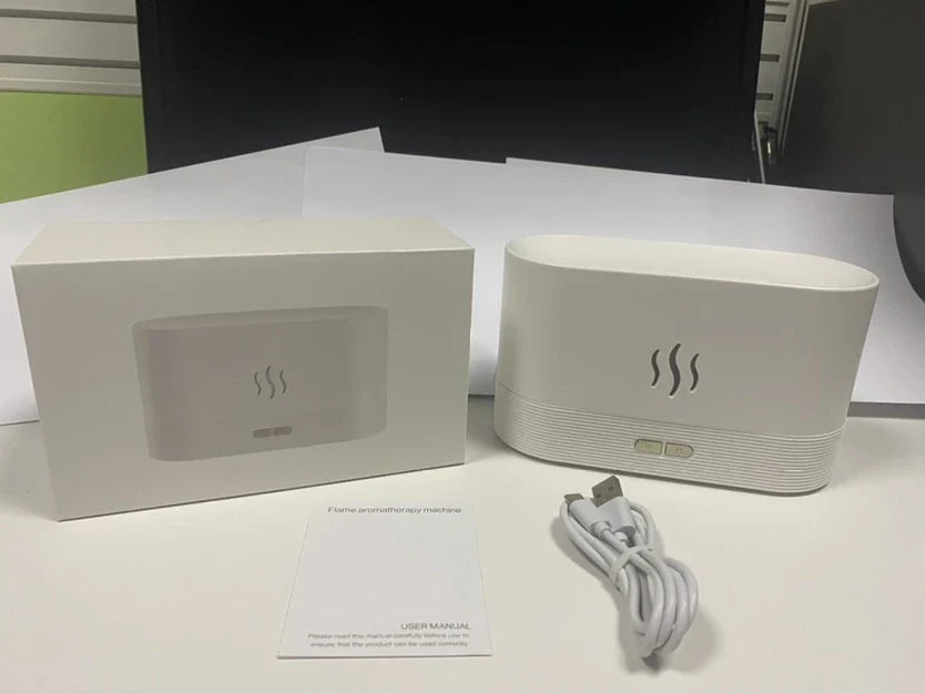 Premium Flame Humidifier with Aromatic Mist and Mesmerising Lighting Effect