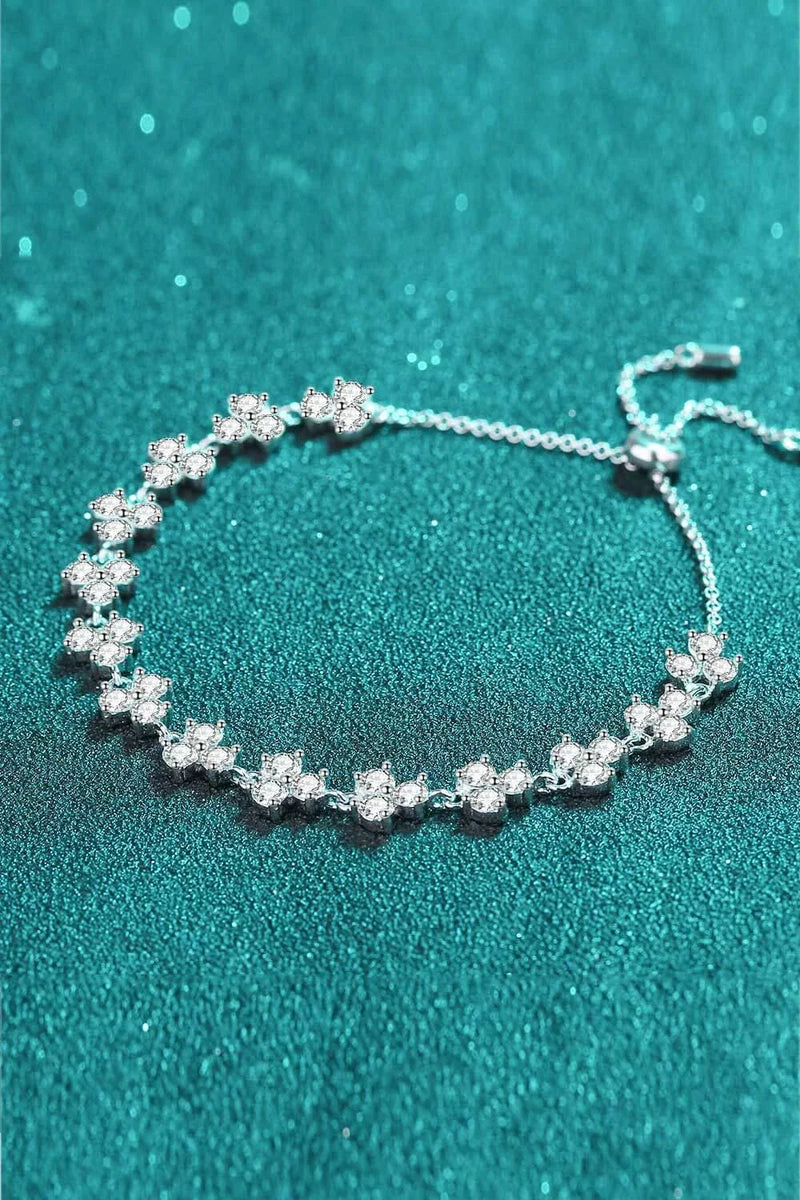 Homeenjoy UK Elegant Adjustable Moissanite Bracelet