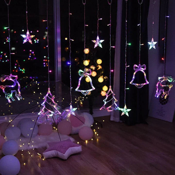 Enchanting Christmas Decoration Pendant Night Light with warm, ambient glow
