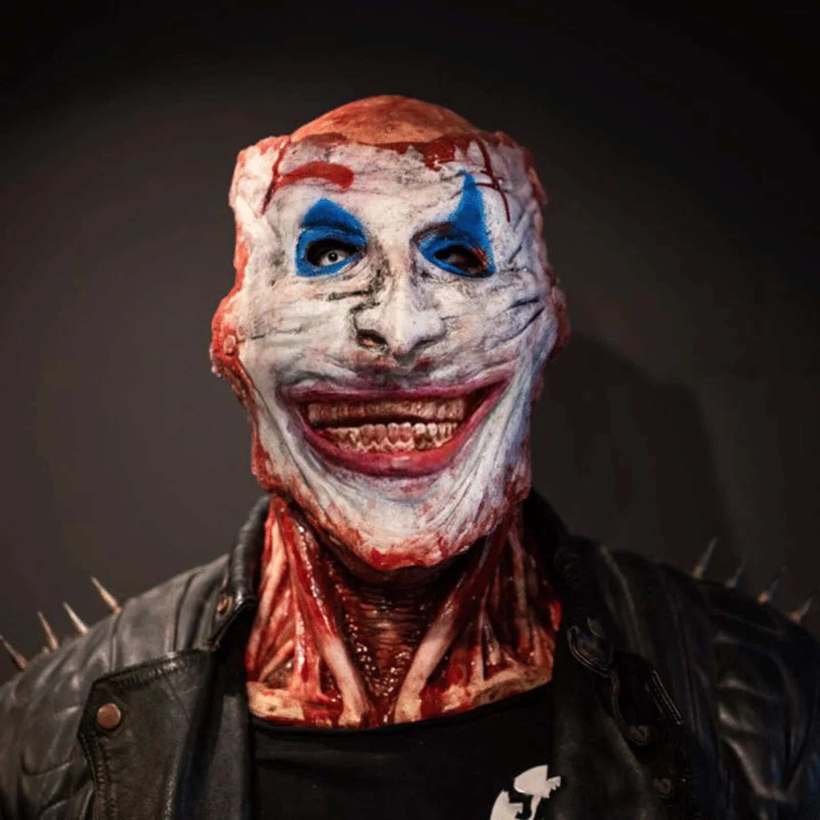 Spooktacular Halloween Horror Mask Headgear with premium latex construction and adjustable straps for a customisable fit