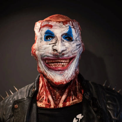 Spooktacular Halloween Horror Mask Headgear with premium latex construction and adjustable straps for a customisable fit