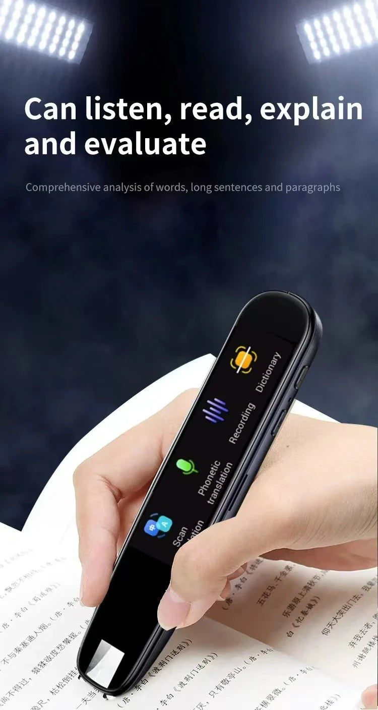 International Edition Scanning Translation Pen with advanced optical character recognition technology for seamless multilingual translation