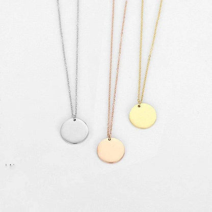 Elegant geometric long necklace made from premium stainless steel, featuring a delicate chain and captivating design for refined British style.