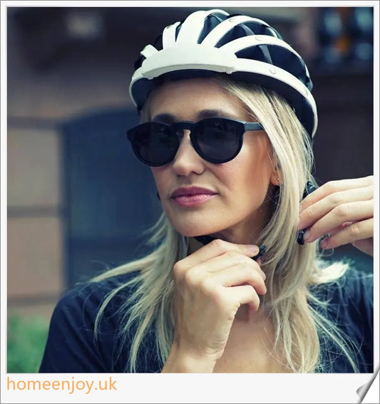 Foldable bicycle helmet made with premium materials for superior impact protection and ventilation
