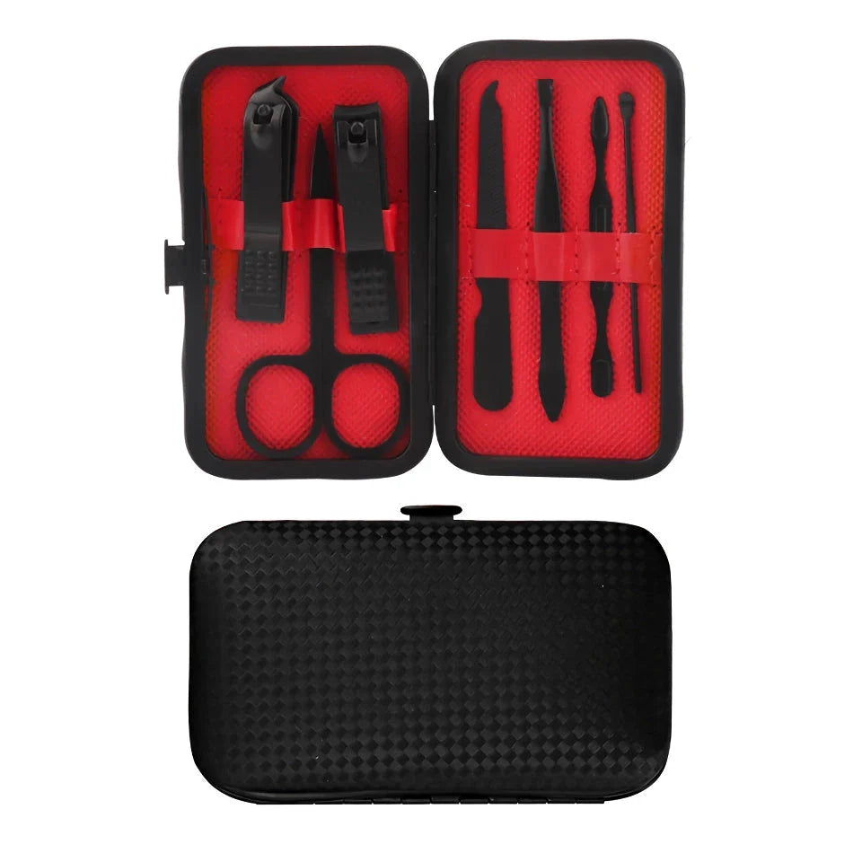 7-Piece Premium Nail Care Kit with Stainless Steel Manicure and Pedicure Tools