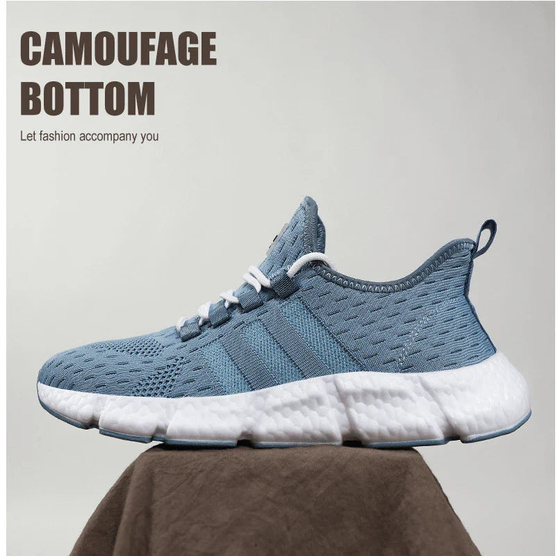Pair of lightweight, breathable sports casual trainers with a popcorn design in various colours