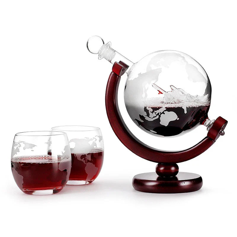 Trendha Glass Wine Decanter, a premium borosilicate glass vessel for serving elegant craft beverages in style