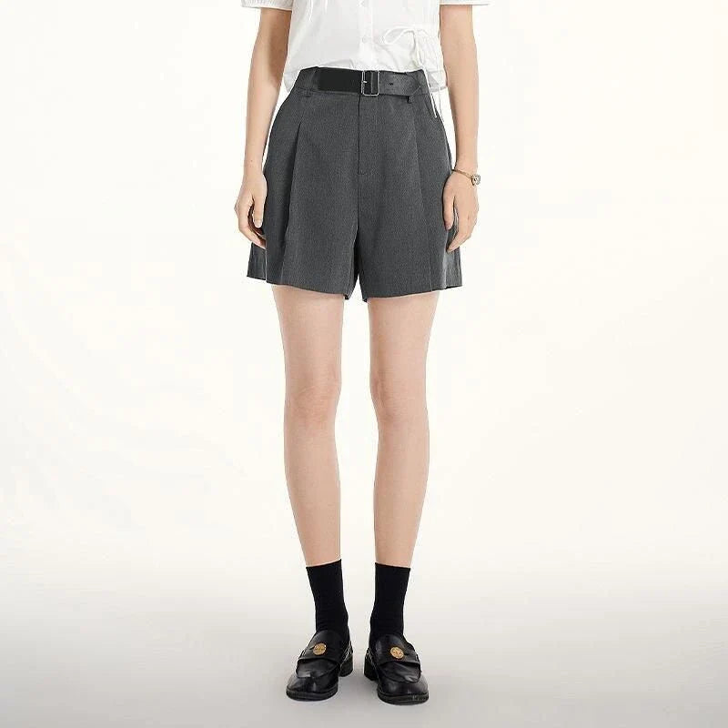 Elegant, high-waist harem shorts for women in the UK, featuring a relaxed, flowing silhouette and practical details for comfortable, stylish summer wear.