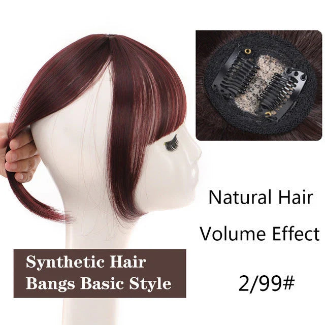 Premium synthetic hair fringe wig in various colours, designed for a natural-looking, flawless hairstyle