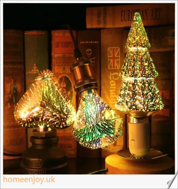Homeenjoy UK Stunning 3D Decorative LED Light Bulbs - Illuminate Your Space in Style