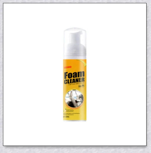 Powerful multifunctional foam cleaner for car interiors, effectively removing dirt, grime and stains from upholstery, carpets and dashboard.