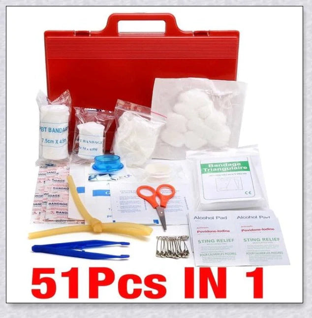 Premium Portable First Aid Medical Kit with Comprehensive Medical Supplies for Emergency Situations