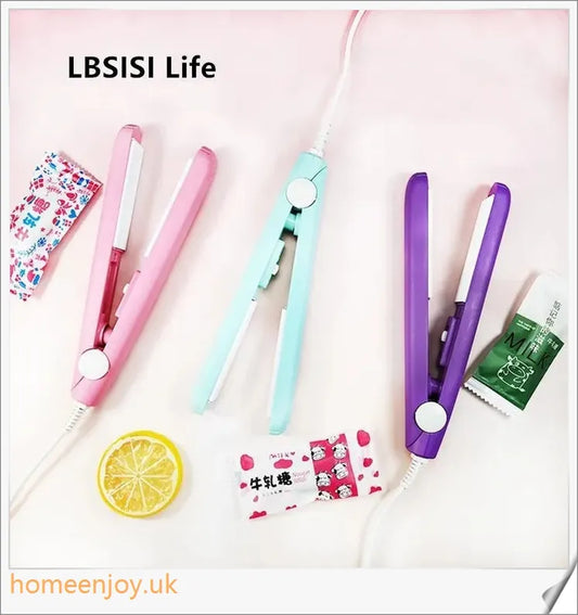 Ceramic Mini Hair Curler with 3D floating plate for creating smooth, silky hairstyles
