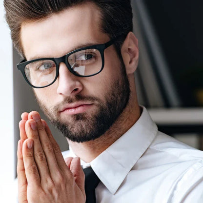 Anti-Glare Blue Light Blocking Gaming Glasses with sleek, modern frames and polycarbonate lenses that filter out harmful blue light emissions