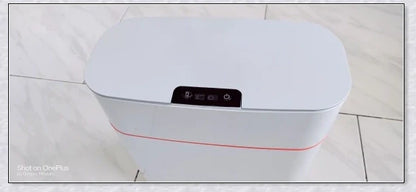 Sleek and modern automatic garbage can with motion-activated sensor for a hygienic and hassle-free waste disposal experience