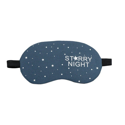 Adjustable cotton and silk sleep mask in green colour for total blackout and uninterrupted sleep