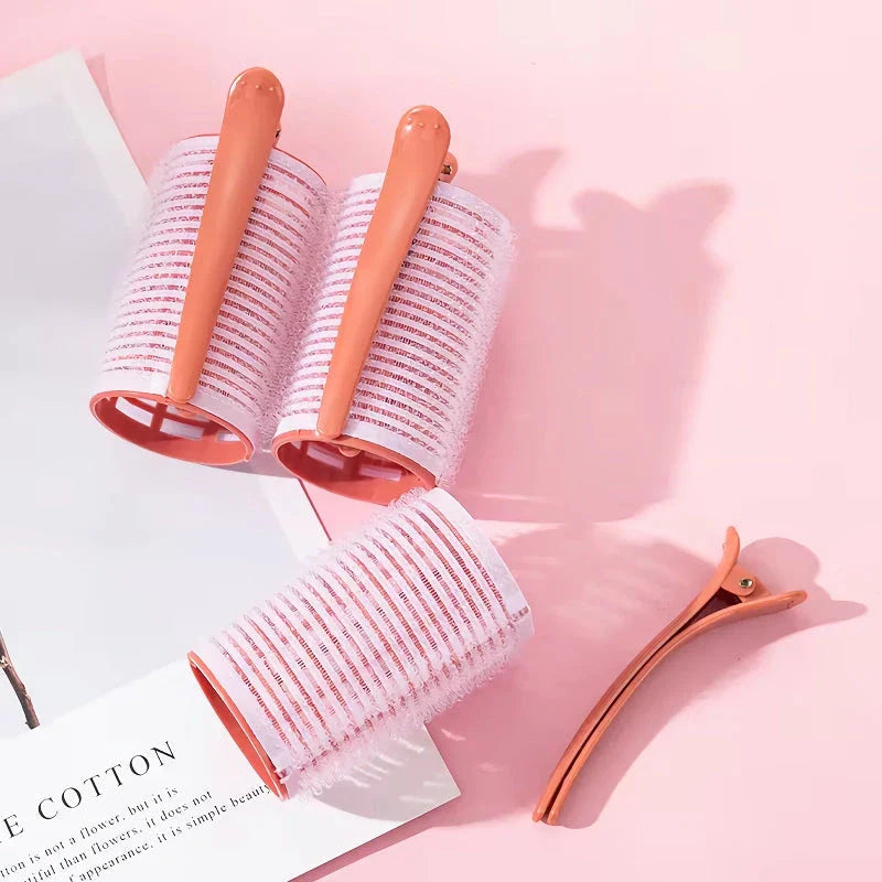 Homeenjoy UK Effortless Curls & Volume: Heatless Self-Grip Hair Rollers
