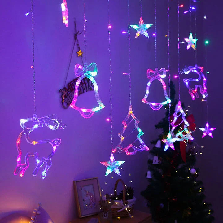 Enchanting Christmas Decoration Pendant Night Light with warm, ambient glow