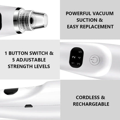 Advanced electric blackhead remover vacuum suction tool for deep pore cleansing and skin rejuvenation