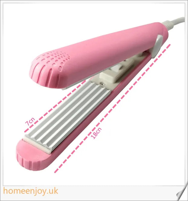 Ceramic Mini Hair Curler with 3D floating plate for creating smooth, silky hairstyles