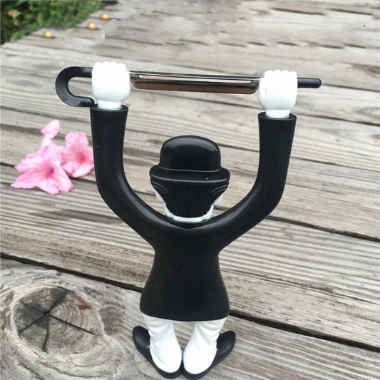 Vintage-inspired plastic fruit and vegetable peelers featuring the iconic silhouette of Charlie Chaplin's Tramp character