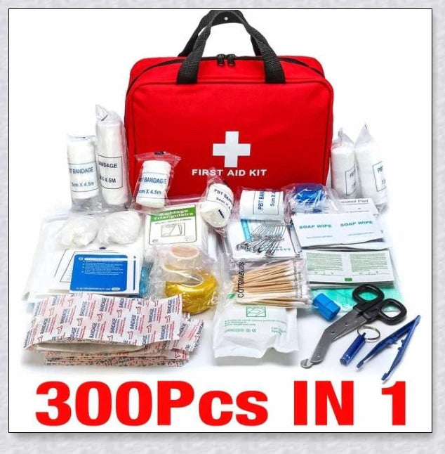 Premium Portable First Aid Medical Kit with Comprehensive Medical Supplies for Emergency Situations