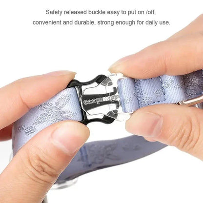 Adjustable Comfort Collar for Cats & Small Dogs in various colours, including black, blue, purple, and red