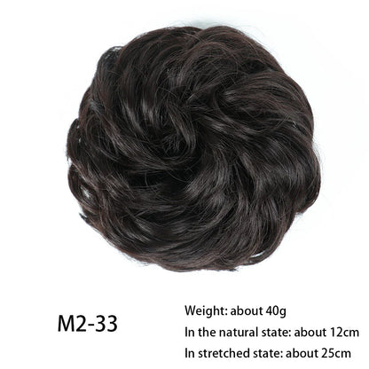 Messy Chignon Donut Hair Bun Pad in Fawn Brown colour, a versatile hair accessory that creates a stylish and effortless bun hairstyle.