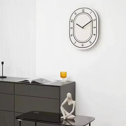 Elegant Minimalist White Wall Clock with Clean, Modern Design for Contemporary Homes