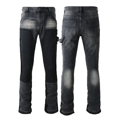 Classic retro denim jeans for stylish British men, featuring premium quality materials and a range of versatile sizes