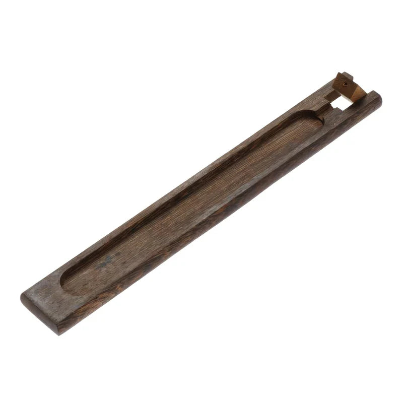 Elegant wooden and bamboo incense holder with a natural and rustic charm, designed to enhance your aromatherapy experience and add sophistication to any room.
