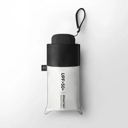 Compact, five-fold Pocket Mini Umbrella with glass-fiber frame and UPF50+ sun protection fabric