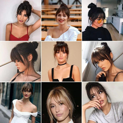 Premium synthetic hair fringe wig in various colours, designed for a natural-looking, flawless hairstyle