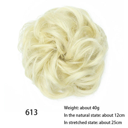 Messy Chignon Donut Hair Bun Pad in Fawn Brown colour, a versatile hair accessory that creates a stylish and effortless bun hairstyle.
