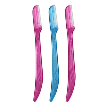 Precision Facial and Eyebrow Razors for Women - Removes Peach Fuzz, Shapes Brows, and Exfoliates Skin