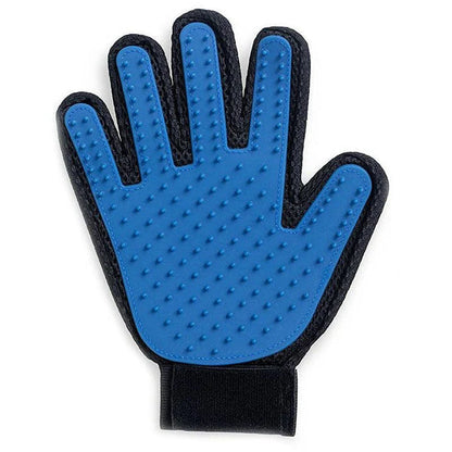 Premium pet grooming brush gloves made with soft, flexible rubber material for gentle brushing and massage