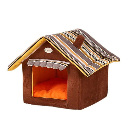 Cosy Canine Haven premium pet bed with plush mat in green, available in small, medium, and large sizes
