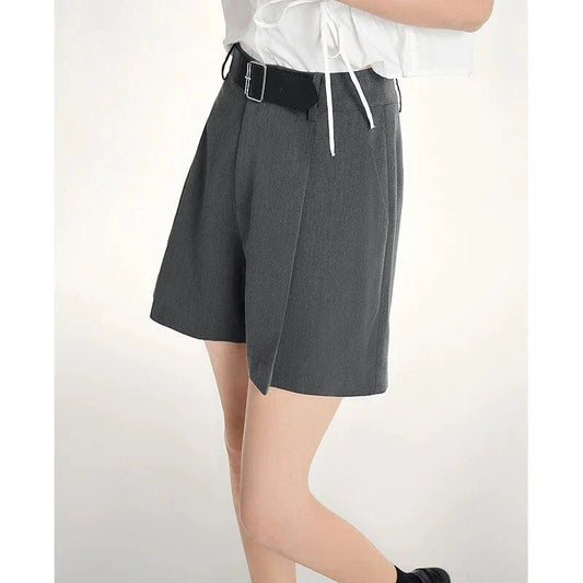 Elegant, high-waist harem shorts for women in the UK, featuring a relaxed, flowing silhouette and practical details for comfortable, stylish summer wear.