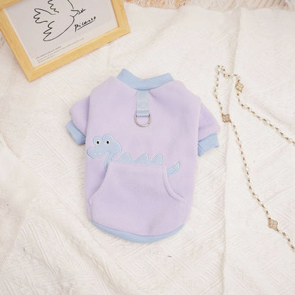 Plush and cosy pet clothing in various colours, designed for warmth and comfort