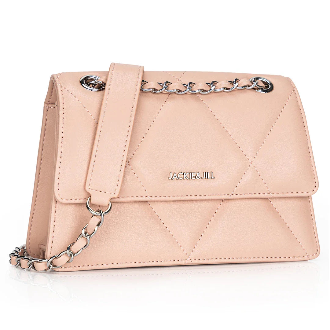 Premium PU leather shoulder bag with a chic diamond pattern, perfect for everyday elegance and versatility.