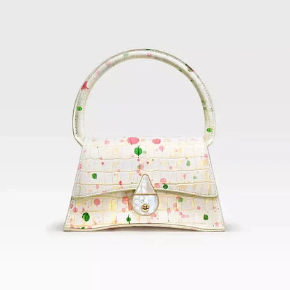 Elegant Half Moon Genuine Leather Handbag - Timeless British Style Accessory