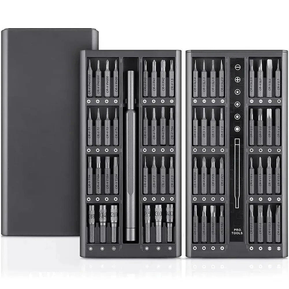 63-in-1 Premium Precision Screwdriver Set with CR-V Alloy Steel Construction and Magnetic Head