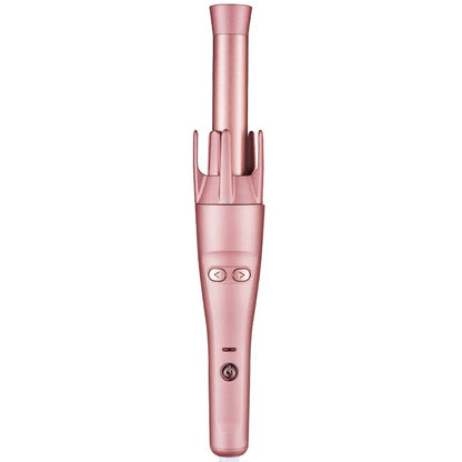 Versatile 2-in-1 hair styling tool with ceramic plates, rapid heating, and adjustable temperature controls for effortless curling and straightening.