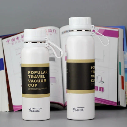 Stainless steel insulated tumbler with leak-proof lid in various vibrant colours, designed to keep hot and cold drinks at the perfect temperature for hours.