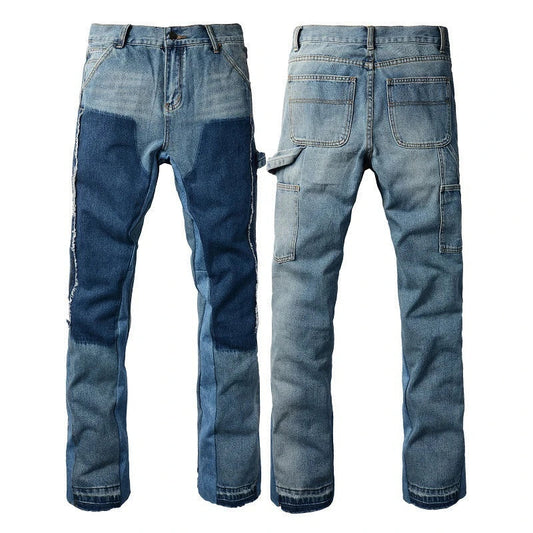 Classic retro denim jeans for stylish British men, featuring premium quality materials and a range of versatile sizes