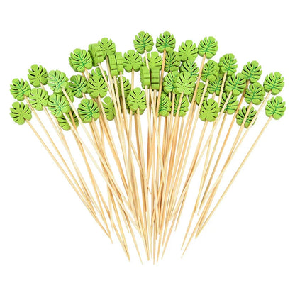 Charming bamboo flamingo decorative picks for adding a tropical touch to UK parties, weddings, and events